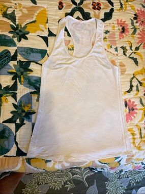Women’s Lululemon Racerback Tank Top - White, sz 8
